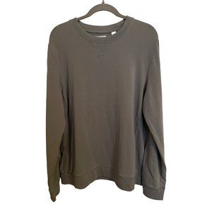 ENGLISH LAUNDRY‎ SWEATER SIZE MEDIUM GRAY RIBBED HEM